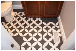 How to paint a bathroom floor photo