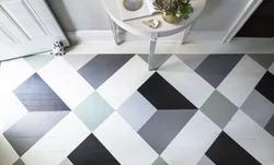 How to paint a bathroom floor photo