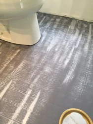 How To Paint A Bathroom Floor Photo