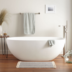 Oval bathtubs in the interior photo