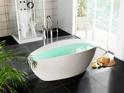 Oval bathtubs in the interior photo