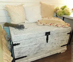Chest in the bedroom interior