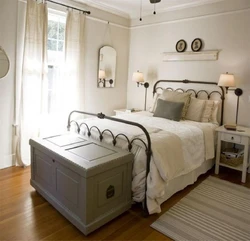 Chest in the bedroom interior