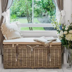 Chest in the bedroom interior