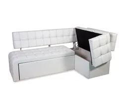 Sleeping sofa for the kitchen photo