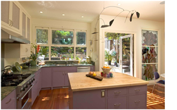 Kitchen color lavender photo