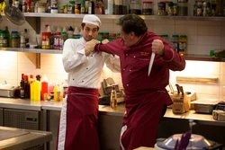 Photo of the chef from the kitchen