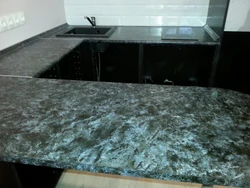 Castillo countertop dark kitchen photo