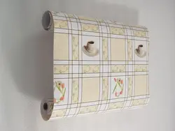 Self-adhesive wallpaper for kitchen walls photo