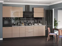 Mocha-colored kitchen photos in the interior