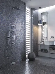 Bathroom with drain design