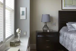 Sockets in the bedroom interior