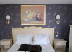 Sockets in the bedroom interior