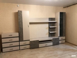 Living room fresco presses furniture in the interior photo