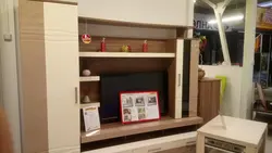 Living room fresco presses furniture in the interior photo