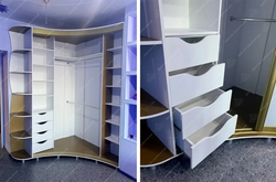 Photo of radius wardrobes in the bedroom