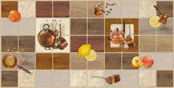 PVC tiles for kitchen walls photo
