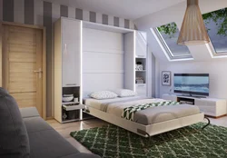 Bedroom Design With Transformable Bed