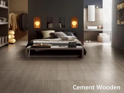 Porcelain tiles in the bedroom photo