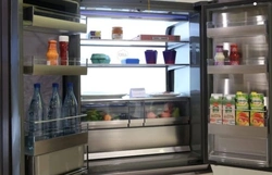 Haier refrigerator in the kitchen interior