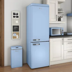 Холодильник haier в интерьере кухни