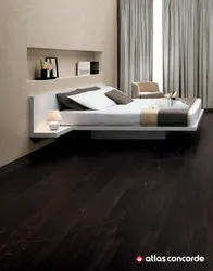 Qaranlıq Laminat Ilə Yataq Otağı Daxili