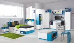Bedroom set for a boy photo