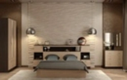 Bedroom bleached oak photo
