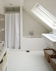 Bathroom With Sloping Ceiling Photo