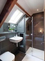 Bathroom With Sloping Ceiling Photo