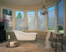 Photo of blinds in the bathroom on the window photo