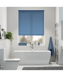 Photo of blinds in the bathroom on the window photo