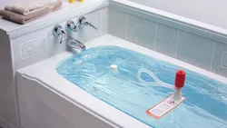 Bath with water photo