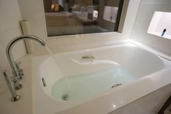 Bath with water photo