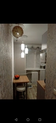 Kitchen ceiling lighting in Khrushchev photo