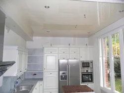 Kitchen ceiling lighting in Khrushchev photo