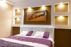 Design Of A Niche In The Wall In The Bedroom