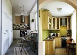 Photo of kitchen remodel in apartment