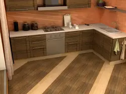 Kitchen flooring design laminate
