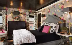 Flower bedroom design photo