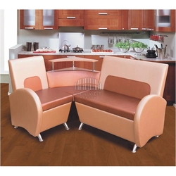 Corner furniture sofa for kitchen photo