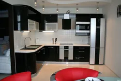 Kitchen with 3 corners design