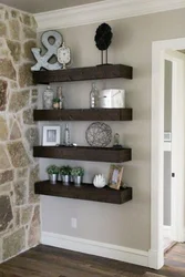 Hallway shelves photo