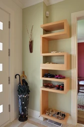 Hallway shelves photo