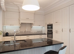 Beige kitchen countertops photo