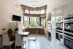 Kitchen interior with window