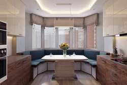 Kitchen interior with window