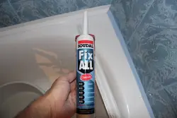 Silicone sealant for bathtub photo