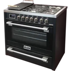 Modern gas stoves for the kitchen with oven photo
