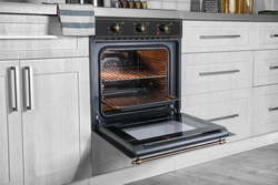 Modern gas stoves for the kitchen with oven photo